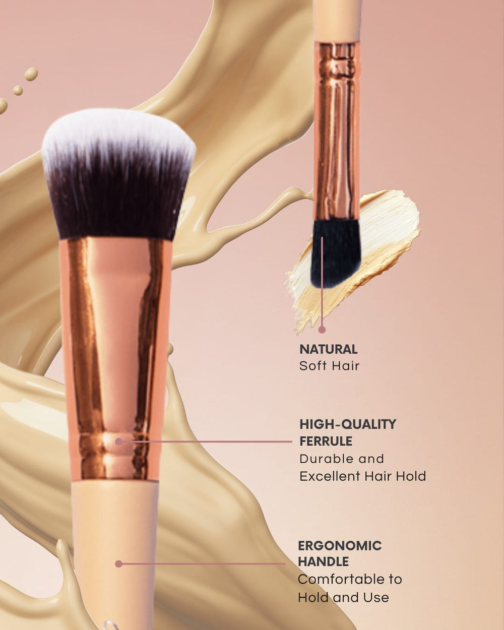Foundation Concealer Kwast #01